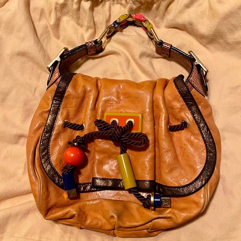 Monogram Snakeskin-Trimmed Epices Kalahari PM Louis Vuitton